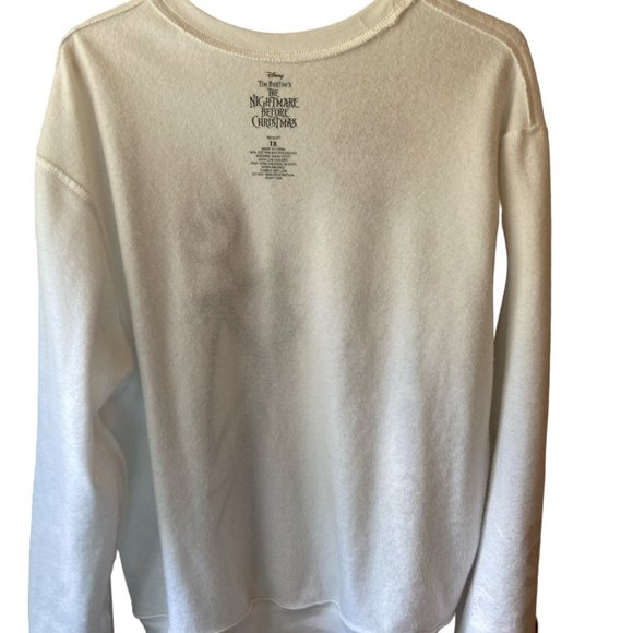 DISNEY TIM BURTON'S THE NIGHTMARE BEFORE CHRISTMAS SWEATSHIRT SIZE 1X - Picture 5 of 12